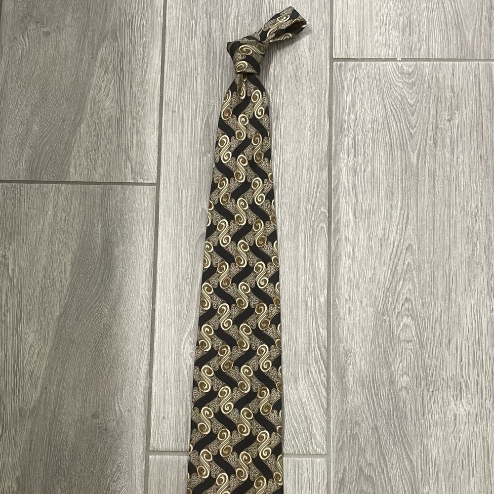 Pavia Black & Gold Necktie